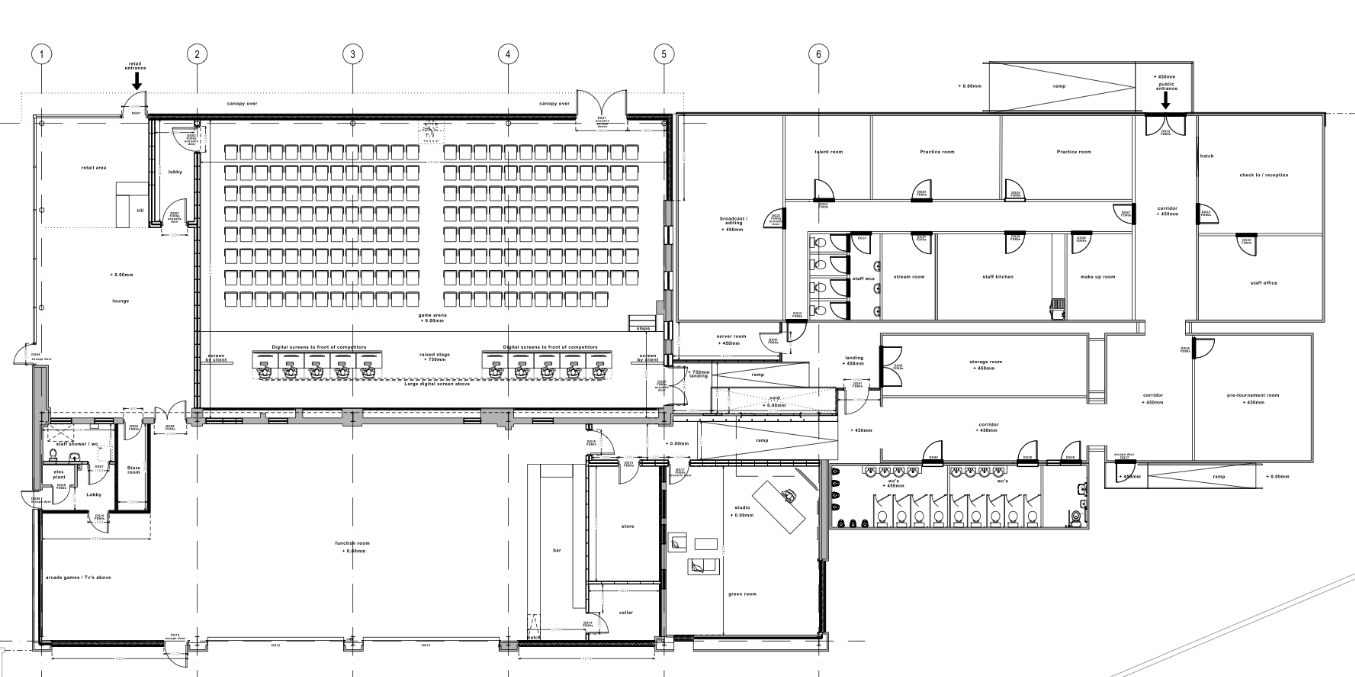 British Arena Site Plan